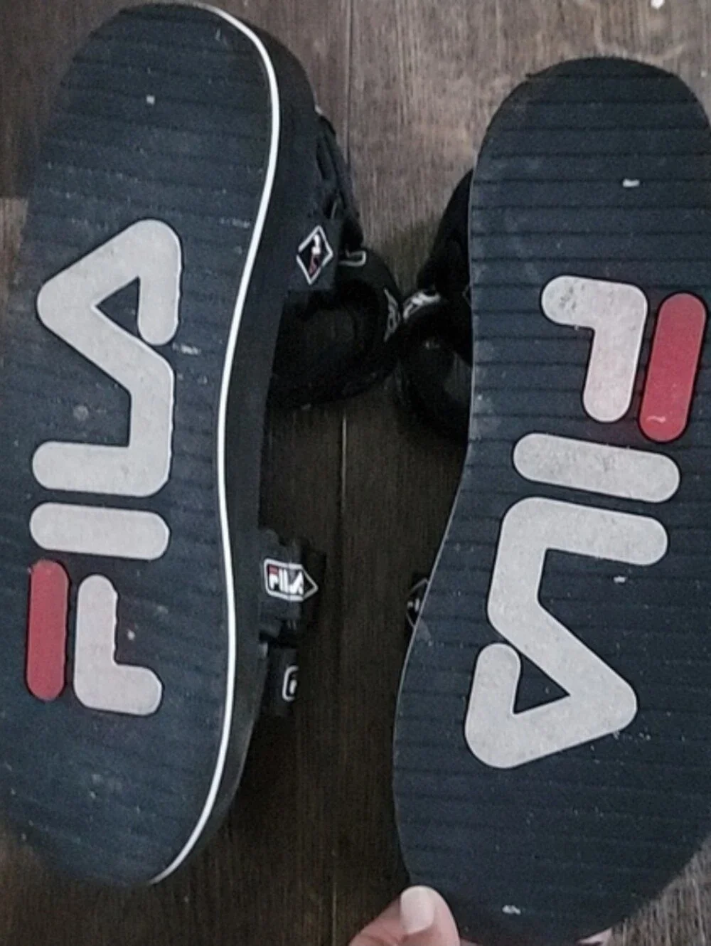 Men's Fila Drifter DNS 90s Black Canvas Sport Sandals